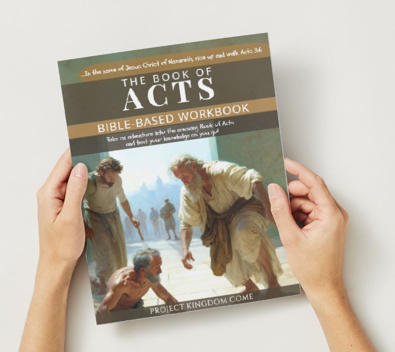 Acts Bible-Based Workbook | Christian Workbook for Kids (Ages 9–15)